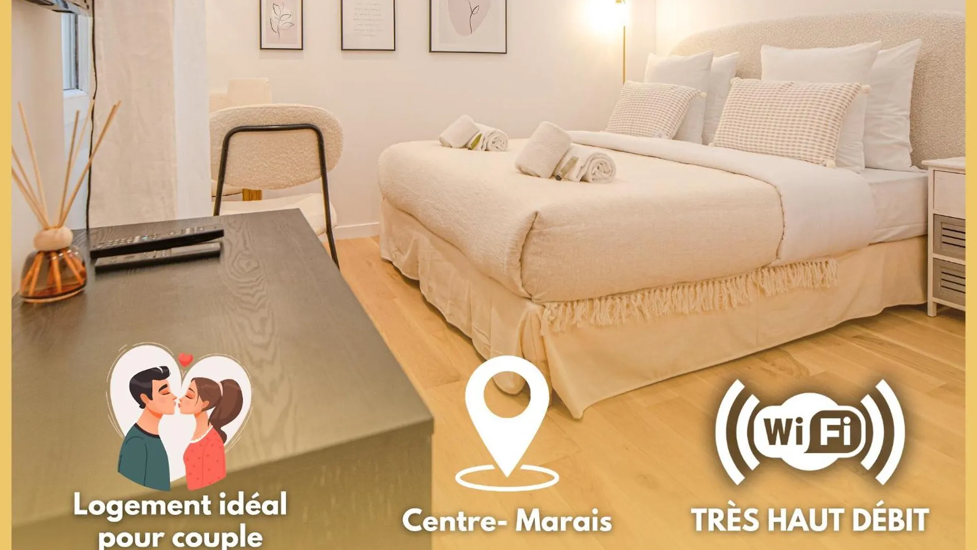 Charming Studio In The Marais location